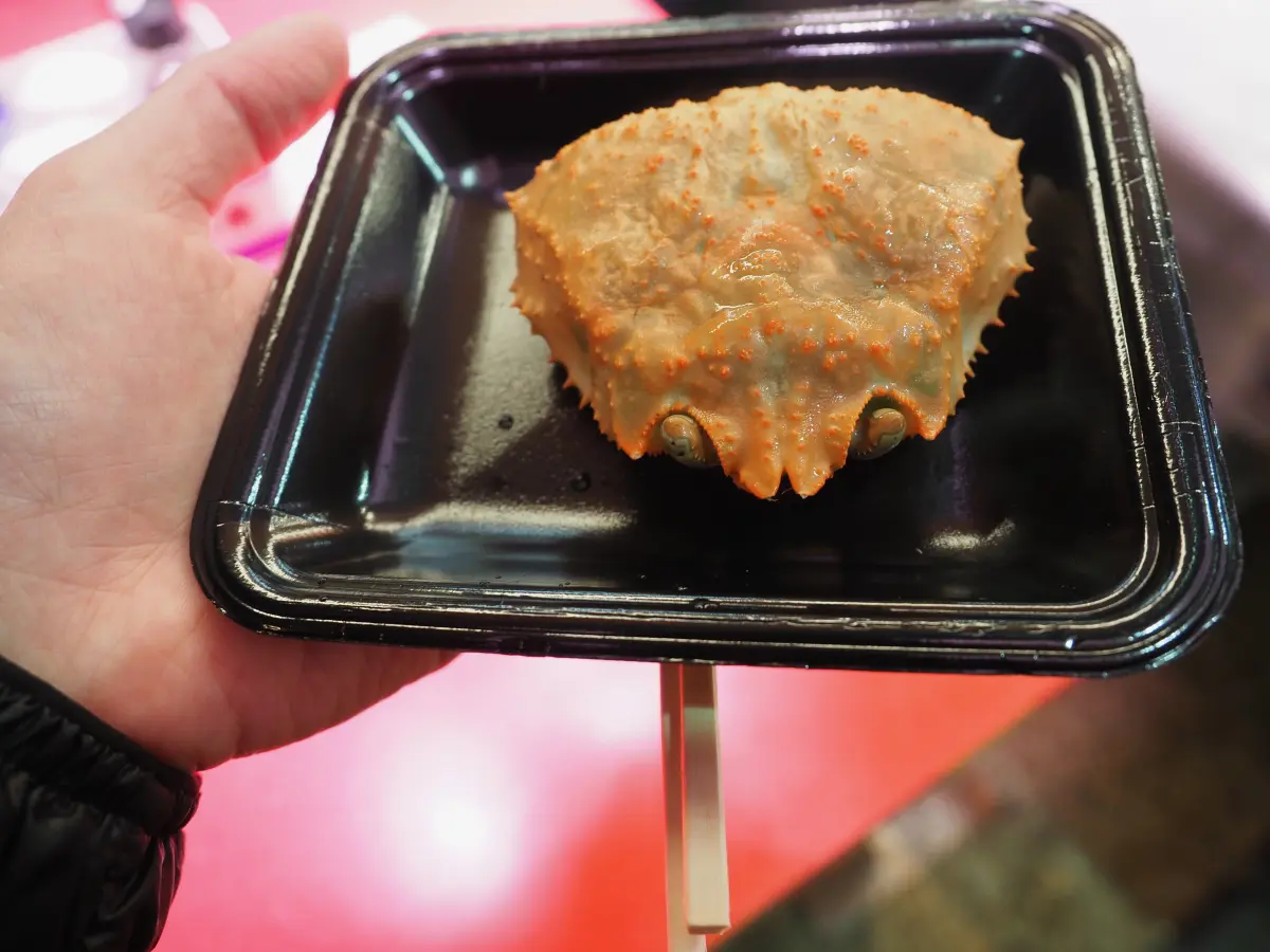 Crab on a stick, street food style!