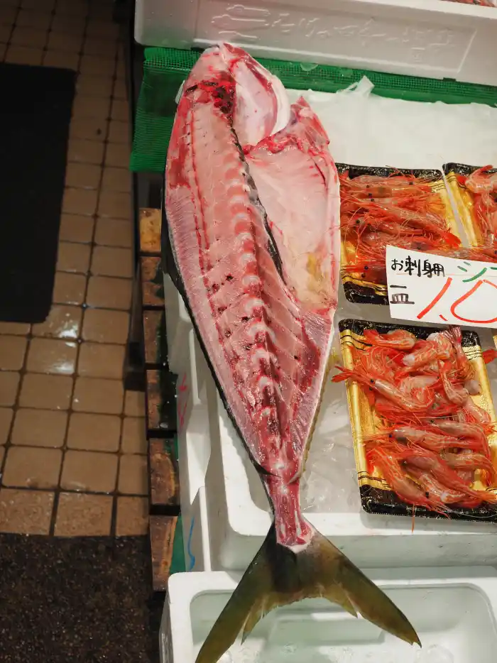 Fresh catch at the market