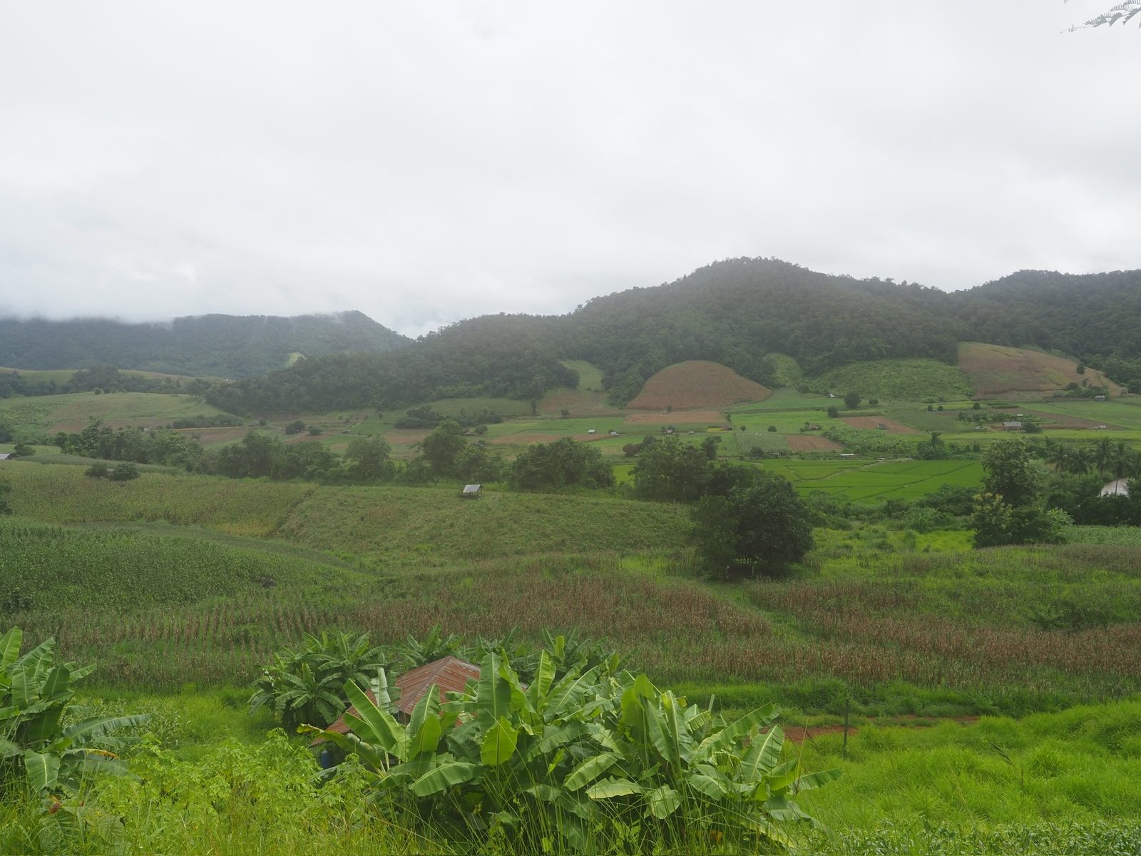 Valley panorama on the Mae Hong Son Loop