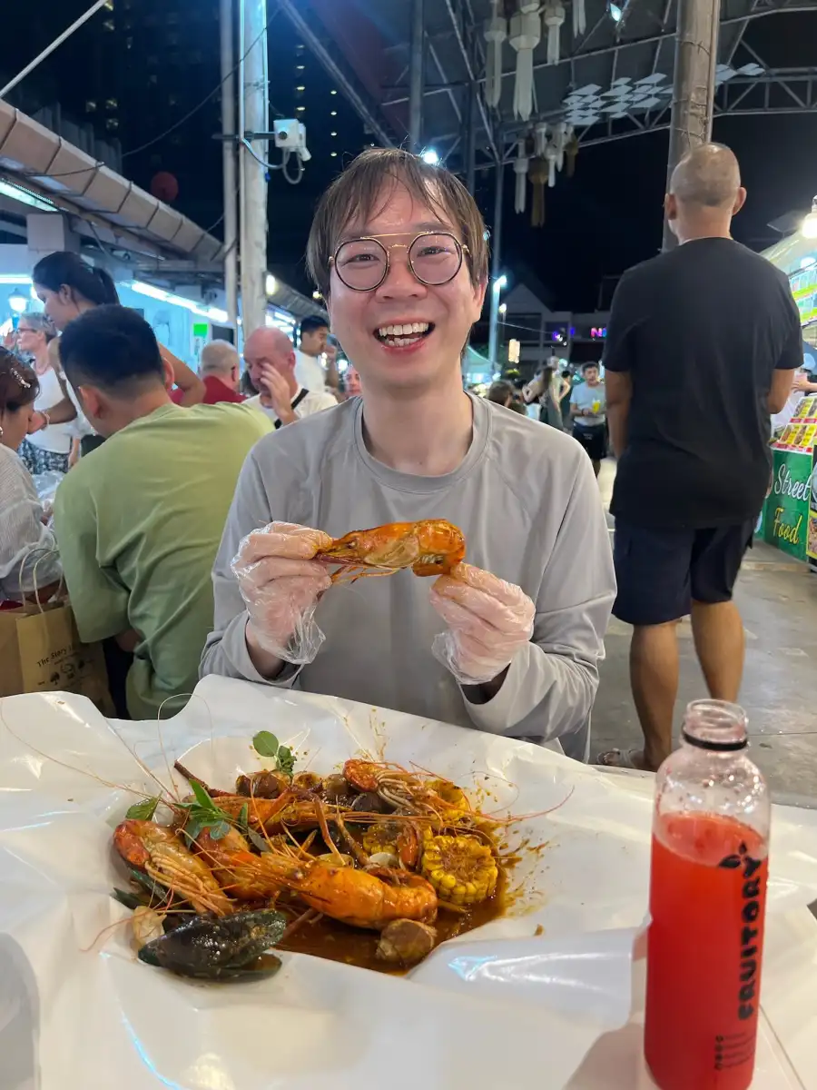 Foodie Adventures: Indulging in the local cuisine during my travels in Thailand.