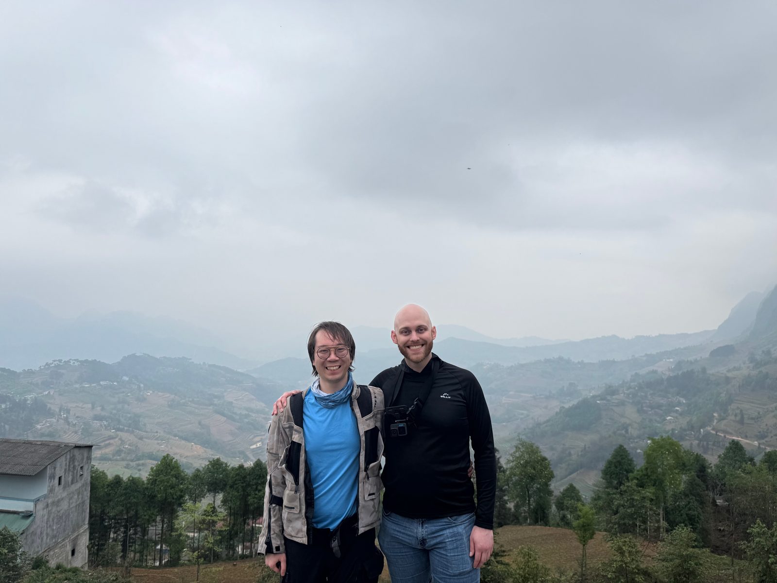 Hillside with mountain views, Hà Giang Loop